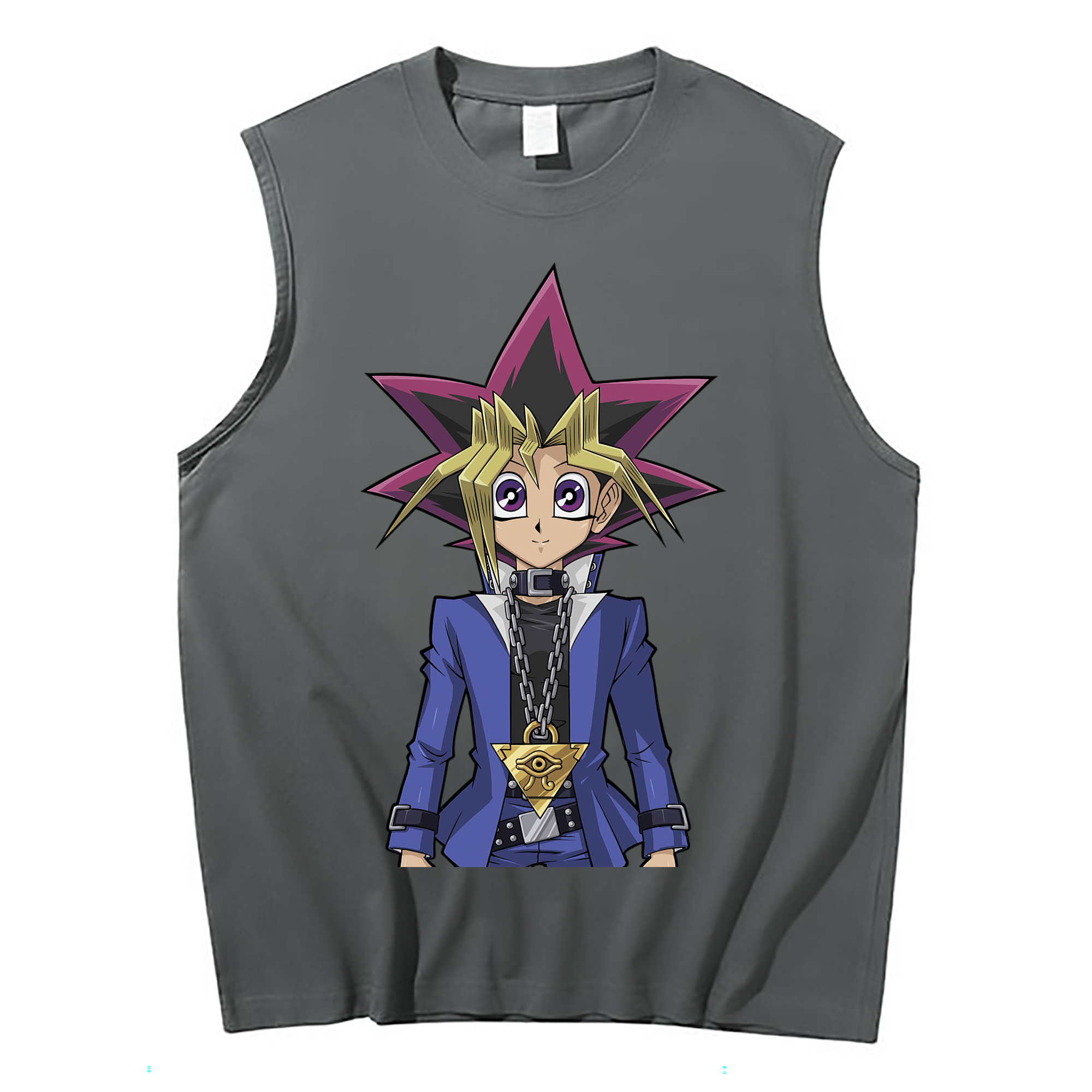 （画像用） 遊☆戯☆王 Yu-Gi-Oh! コットン100％タンクトップ（フロントプリント）